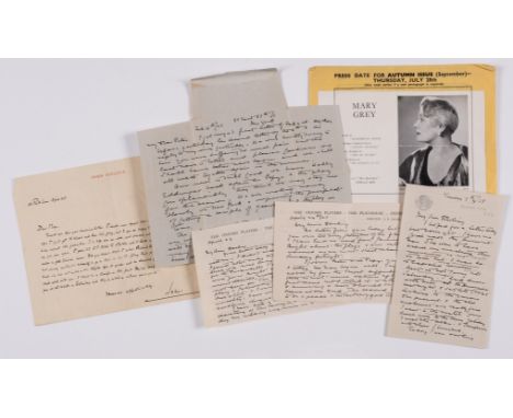 Theatre.- Fagan (James Bernard, actor, theatre manager, and playwright, 1873-1933) Archive of letters to his wife Mary, his f