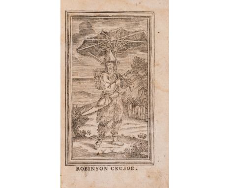 [Defoe (Daniel)] La vita e le avventure di Robinson Crusoe, 2 vol. in 1, second edition of the first Italian translation, woo