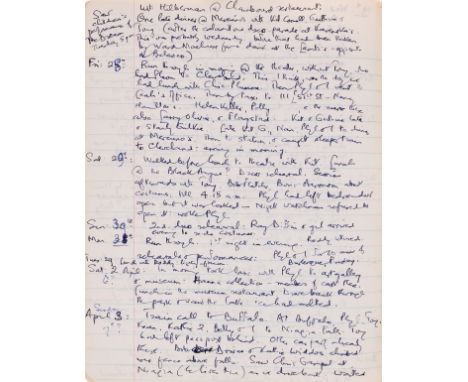 Fry (Christopher, playwright, 1907-2005) Archive of articles and letters to Christopher Fry, including: a diary account of a 