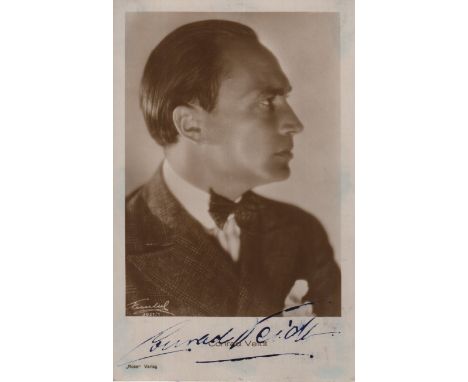 GERMAN CINEMA: Selection of vintage signed sepia postcard photographs by various German film actors and actresses comprising 