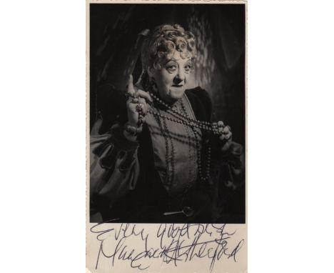 RUTHERFORD MARGARET: (1892-1972) English Actress, Academy Award winner. Famous for her role as Agatha Christie's amateur dete