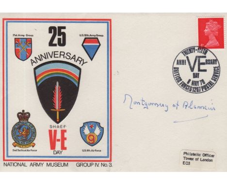 WORLD WAR II: Small selection of signed First Day Covers by various individuals associated with World War II comprising B. L.