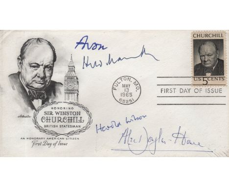 BRITISH PRIME MINISTERS: A good United States First Day Cover issued in honour of Winston S. Churchill and featuring his port