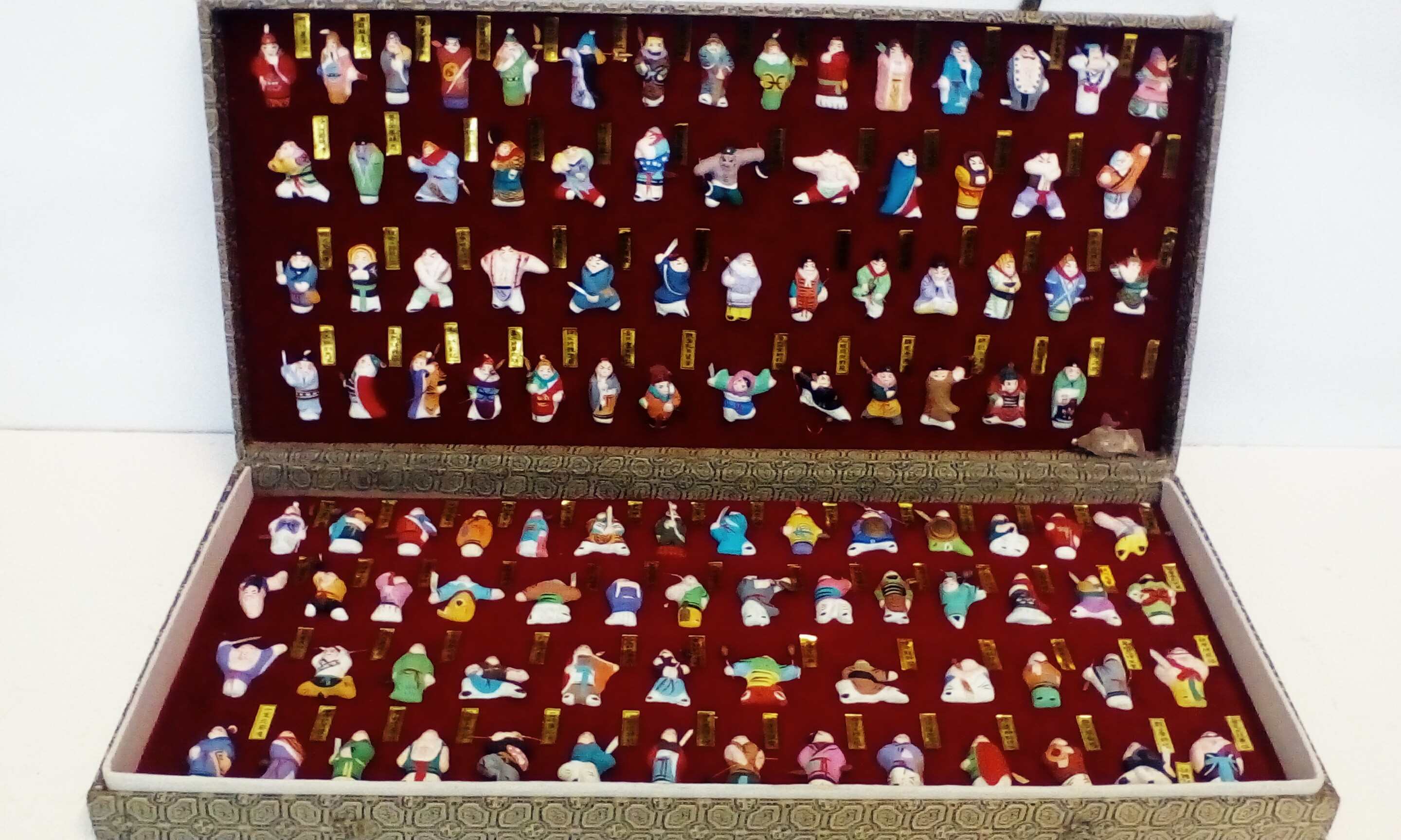 Collection of Miniature Japanese Figures