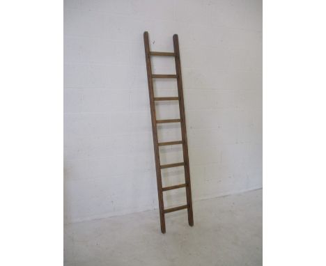 A wooden ladder - Height 197cm