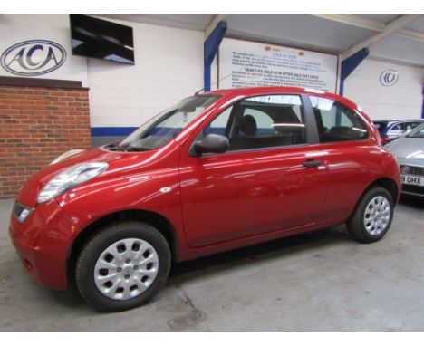 Make &amp; Model: Nissan Micra VisiaDate of Reg: AU59 UJFColour: Redcc: 1240MoT: 02-02-2023Fuel Type: PETROLMileage: 135kTran