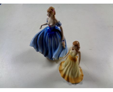 Two Royal Doulton figures, The Gemstones Collection, October Opal, and Figure of the Year 2001, Melissa HN3977 