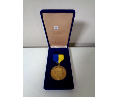 A Rotary medal in fitted box  