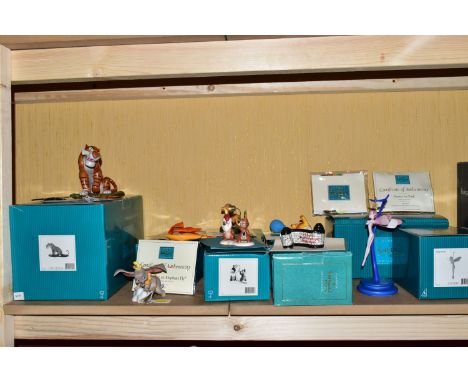 EIGHT BOXED WALT DISNEY CLASSICS COLLECTION FIGURES/STANDS, all with certificates, comprising 1998 Event Sculpture 'Everyone 