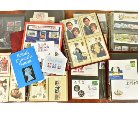 STAMPS, GB collection of PHQs, First Day covers and approx. 115 Presentation packs to late 1980s housed in 5 albums