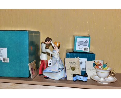 THREE BOXED WALT DISNEY CLASSICS COLLECTION FIGURES FROM WALT DISNEYS CINDERELLA, all with certificates, comprising 'So This 