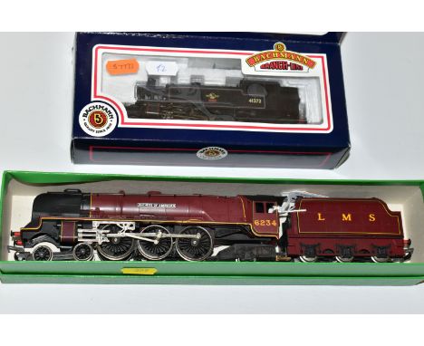 A BOXED HORNBY RAILWAYS OO GAUGE DUCHESS CLASS LOCOMOTIVE, 'Duchess of Abercorn' No.6234, L.M.S. lined maroon livery (R305), 