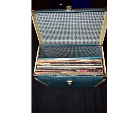 AN LP CASE CONTAINING TWENTY THREE COLLECTABLE LPs by Affinity, Fairport Convention, Jimi Hendrix etc ( full list available o