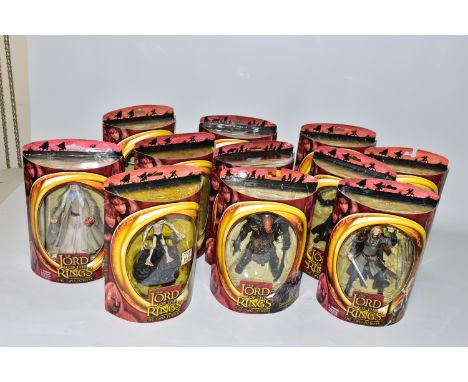 A COLLECTION OF BOXED TOYBIZ THE LORD OF THE RINGS THE TWO TOWERS FIGURES, to include Frodo (81153), Grima Wormtongue (81163)