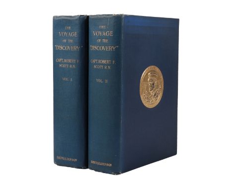 Scott (Robert F., Capt.) The Voyage of the 'Discovery', Smith Elder, 1905, first edition, two volumes, plates and maps as cal