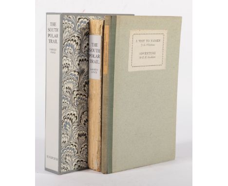 Whitehouse (J.H.) &amp; Shackleton (E.H., Sir) A Visit to Nansen [and] Adventure, O.U.P., 1928, portrait plates of each autho