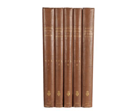 Surtees (Robert) The History and Antiquities of the County Palatine of Durham … Volumes I - IV, Nichols and Andrews, 1816-184