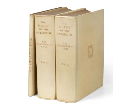 Shackleton (Ernest H.) The Heart of the Antarctic, Being the Story of the British Antarctic Expedition 1907-1909. Heinemann, 