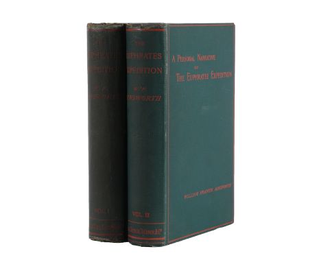 Ainsworth (William Francis) A Personal Narrative of the Euphrates Expedition, Kegan Paul .., 1888, first edition, two volumes