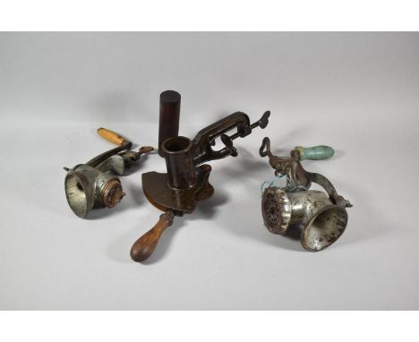 Two Vintage Mincing Tools and a Vintage Marmalade Cutter 