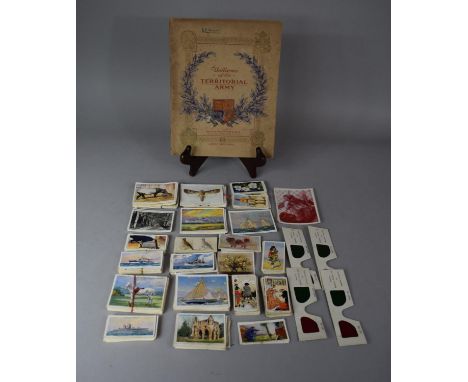 A Cigarette Card Album, Uniforms of the Territorial Army Together with Loose Cigarette and Tea Cards, 3D Pictures and Viewers