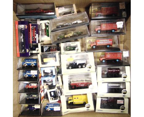 THIRTY-SEVEN 1/76 SCALE MODEL VEHICLES  by Oxford Diecast (29, including three three-vehicle sets); Hornby Skale Autos (6); a