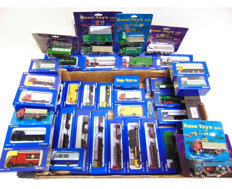 FORTY-TWO 1/76 SCALE BASE TOYS MODEL VEHICLES  each mint or near mint and boxed. 