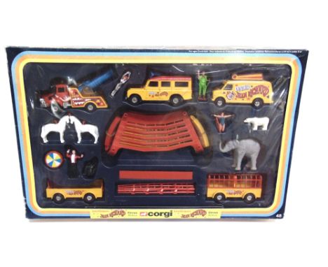 A CORGI GIFT SET NO.48, CIRCUS PINDER JEAN RICHARD  mint or near mint and boxed, the box generally good. 
