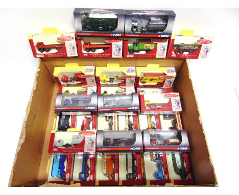 THIRTY 1/76 SCALE LLEDO / CORGI TRACKSIDE MODEL VEHICLES  each mint or near mint and boxed. 