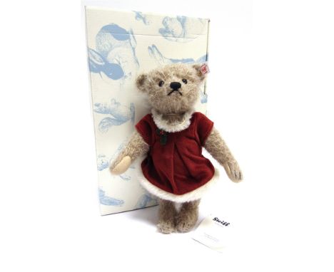 A STEIFF COLLECTOR'S TEDDY BEAR 'ROMY'  (EAN 035371), sand, limited edition 418/1500, with certificate of authenticity, 25cm 