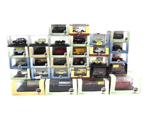 THIRTY 1/76 SCALE OXFORD DIECAST MODEL VEHICLES  each mint or near mint and boxed. 