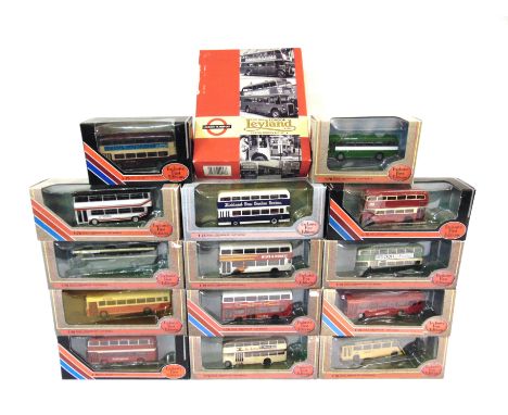 FIFTEEN 1/76 SCALE EXCLUSIVE FIRST EDITIONS MODEL BUSES &amp; COACHES  including a two-model London Transport limited edition