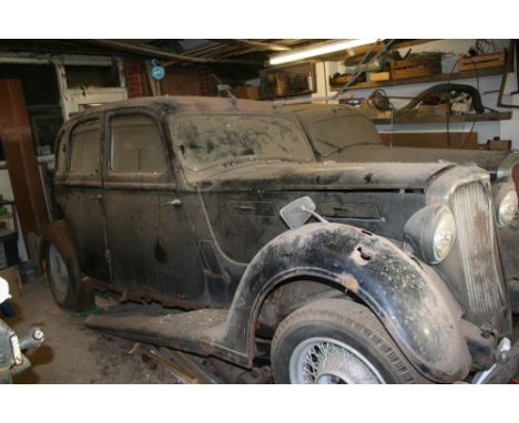 1947 Rover 16 P2 Saloon, 2,147 cc. Registration number FGB 696 (not registered). Chassis number 7411112. Body number 1112. En