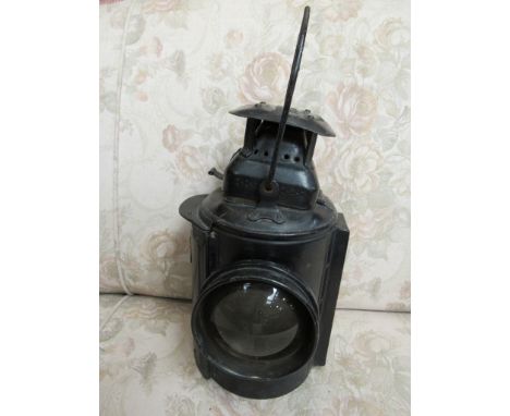 A vintage Railway lamp, 34cm tall