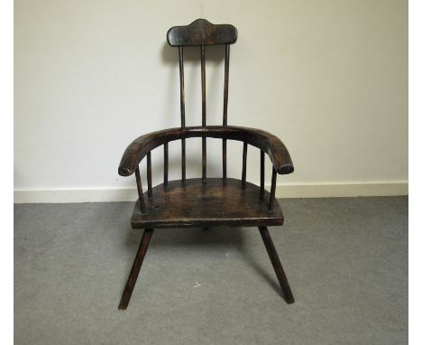 A Welsh Country comb-back chair