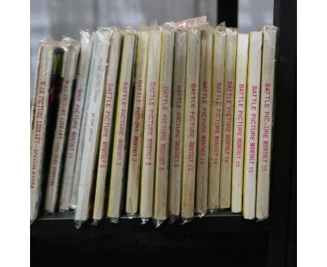 Fourteen Battle Picture Monthly magazines. UK P&amp;P Group 2 (£20+VAT for the first lot and £4+VAT for subsequent lots) 