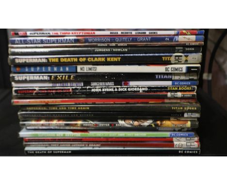 Twenty DC Superman graphic novels and books. UK P&amp;P Group 3 (£30+VAT for the first lot and £8+VAT for subsequent lots) 