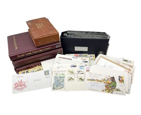 Mostly first day covers, some with printed addresses and special postmarks, 'Kew Gardens', 'Europa 1990', 'RSPCA', 'Christmas