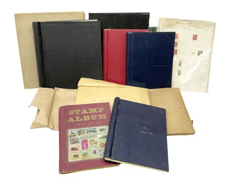 Great British and World stamps, including Queen Victoria penny reds and other issues, King George V half crown seahorse, Anti