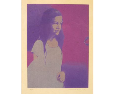 Graham Ovenden (born 1943)/Alice Series/each signed and dated in pencil Ovenden '70 A/P/eight artist proof prints/silkscreen 