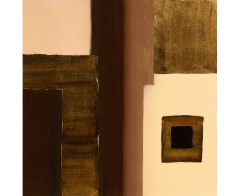 Linda Charles (born 1969)/Gold Abstract/signed and numbered 28/195 lower left/limited edition print, 52cm square/Note: all pr