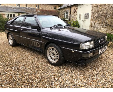 ****Charterhouse buyers premium 12% plus VAT and usual internet platform charges on this lot****A 1986 Audi Quattro 10V Turbo