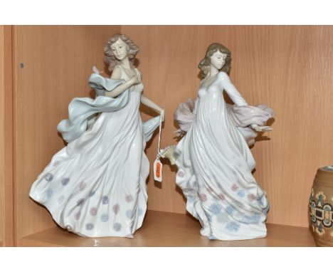TWO LLADRO FIGURES, model number 5898 'Spring Splendour' and  Summer Serenade 6193 (2) (Condition report: 'Spring Splendour' 