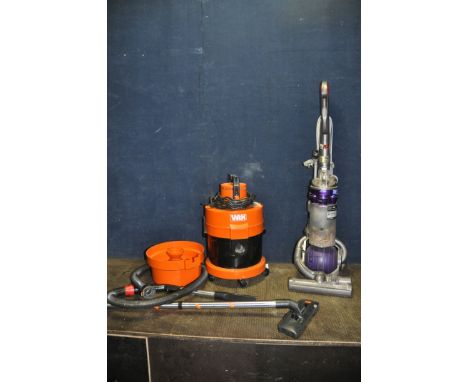 A DYSON DC25 ANIMAL UPRIGHT VACUUM CLEANER (PAT pass and working but brushbar not turning) and a Vax model 121 vacuum cleaner