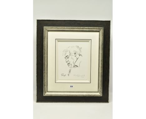 ROLF HARRIS (AUSTRALIA 1930-2023) 'SKETCH CLUB - CONCENTRATION), a signed limited edition print on paper depicting a portrait