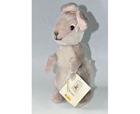 A STEIFF RABBIT 651731 'CLASSIC POOH COLLECTION' CIRCA 2000, Limited edition of 5,000, grey mohair, button in ear, height 26c