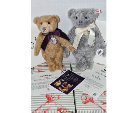 TWO BOXED LIMITED EDITION STEIFF TEDDY BEARS, comprising 'Queen Elizabeth II Platinum Jubilee Bear', a UK and Ireland exclusi