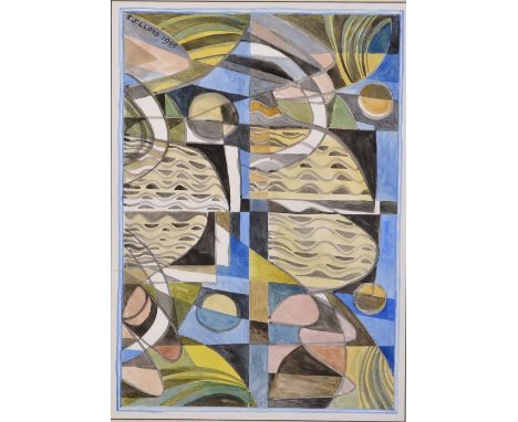 REGINALD JAMES LLOYD
Untitled
Watercolour
Signed and dated 1995
41 x 29cm
Note: Design for ceramic tiles
