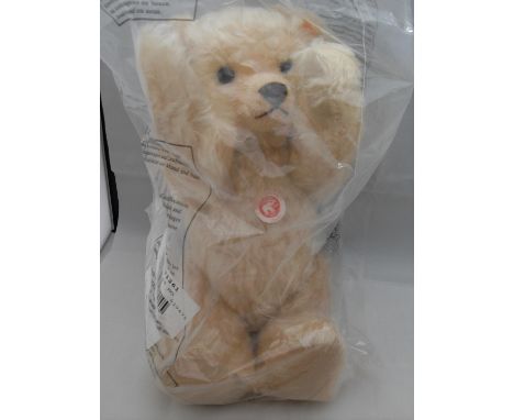 A Steiff Classic Teddy, blonde mohair in original, unopened packaging, including box.  18"/45 cm 