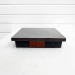 CRITERIAN 300mm x 300mm Cast Iron Surface Plate. With Wooden Cover.